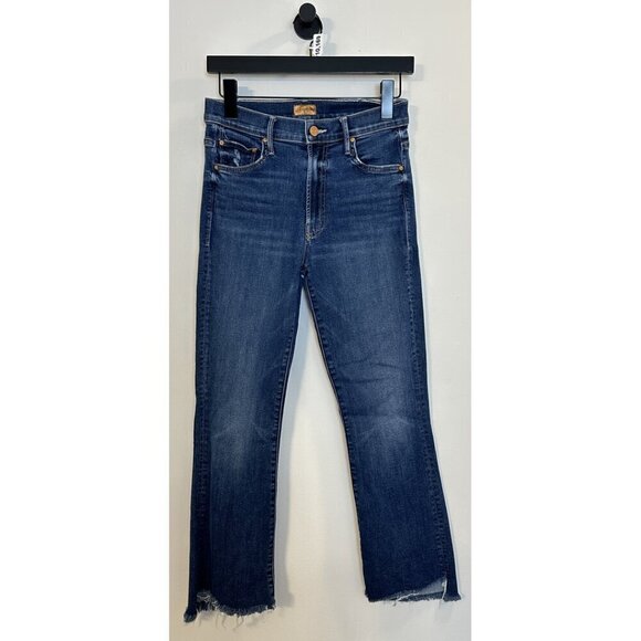 MOTHER The Insider Crop Step Fray in Wash Teaming Up Size US 27 - Picture 4 of 13